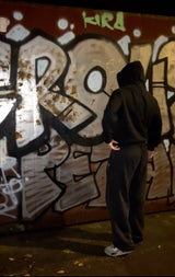 Metal Slash Black Zipper